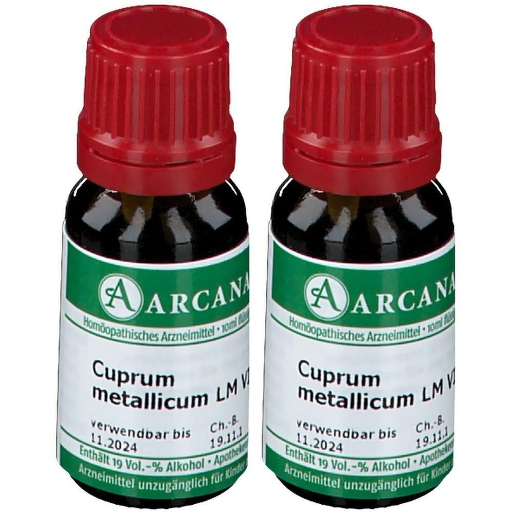 Cuprum Metallicum LM 6 Dilution 2x 2x10 ml
