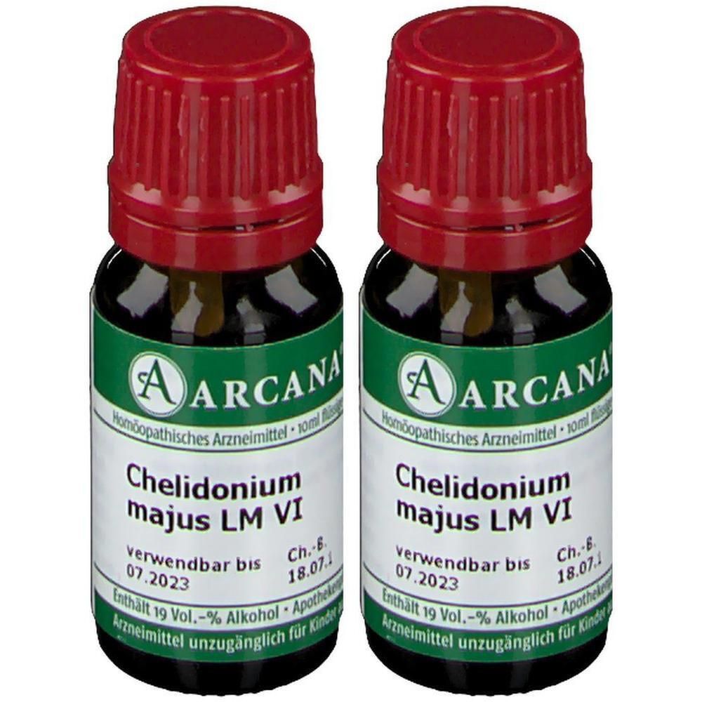 Chelidonium Majus LM 6 Dilution 2x 2x10 ml