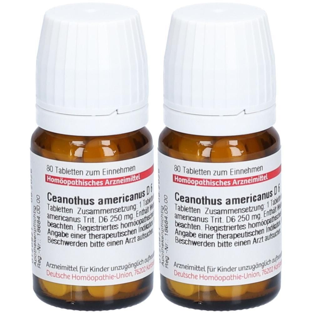 Ceanothus Americanus D 6 Tabletten 2x 2x80 St