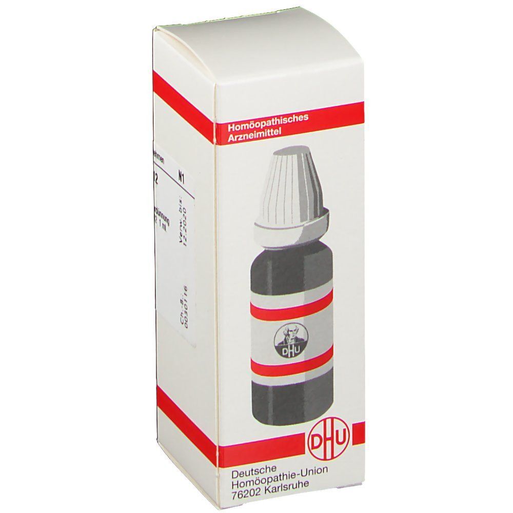Packung DHU Magnesium Fluoratum D12, 20 ml, mit Fläschchen.