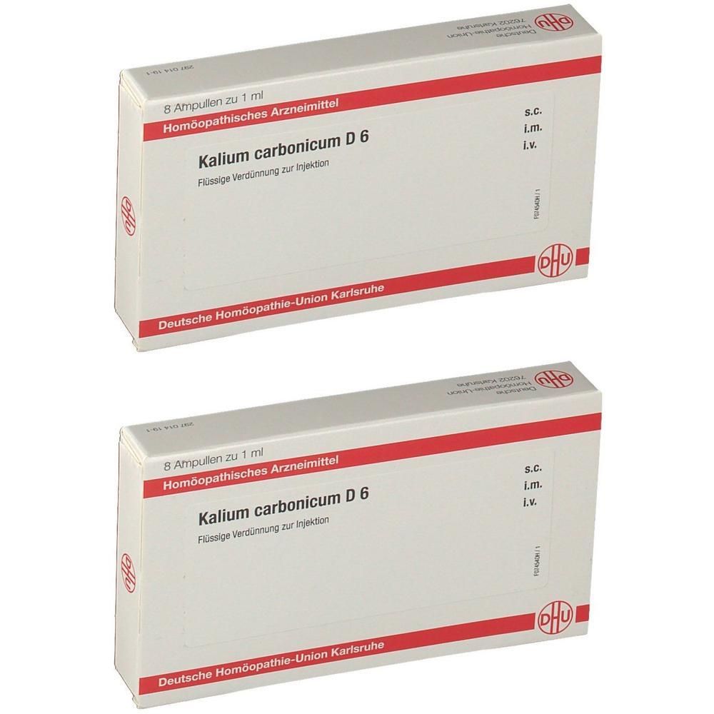 Kalium Carbonicum D 6 Ampullen 2x 2x8x1 ml