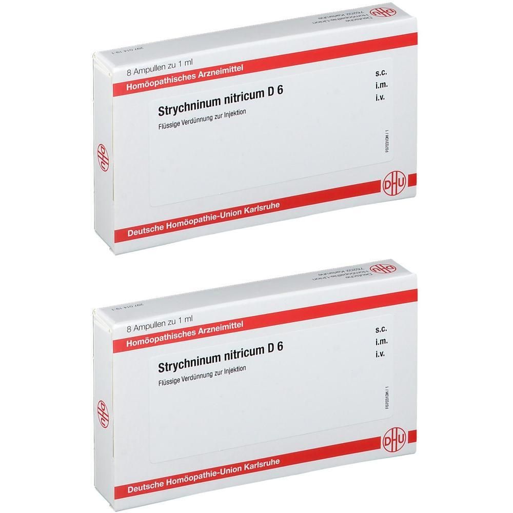 Strychninum Nitricum D 6 Ampullen 2x 2x8x1 ml