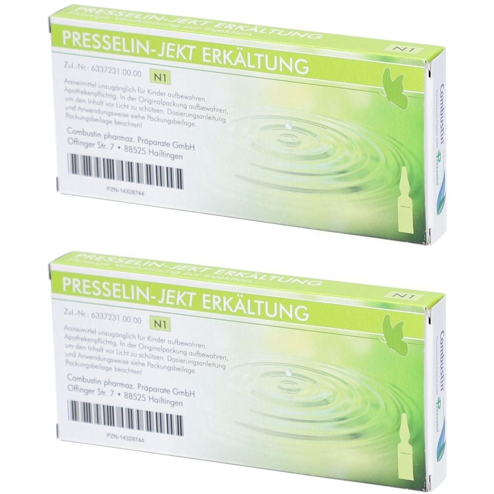 PRESSELIN-Jekt Erkältung Ampullen 2x 2x10x1 ml