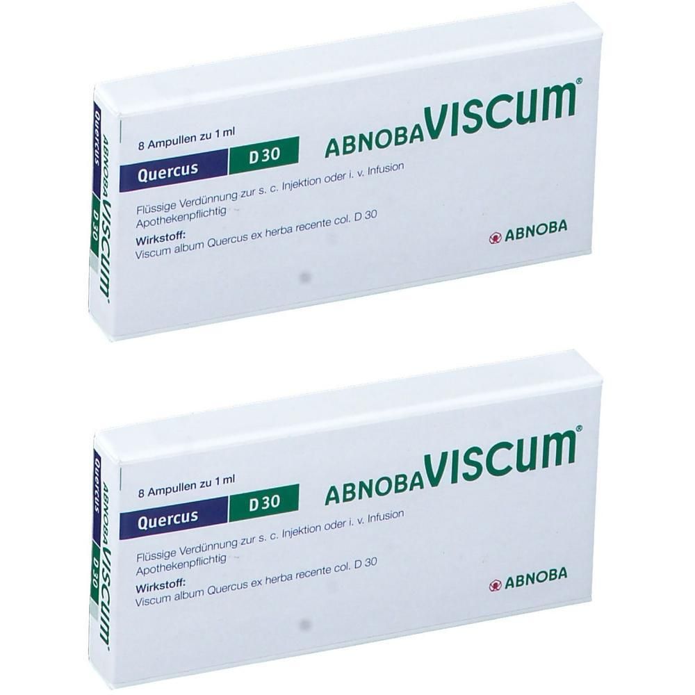 Abnobaviscum Quercus D 30 Ampullen 2x 2x8 St