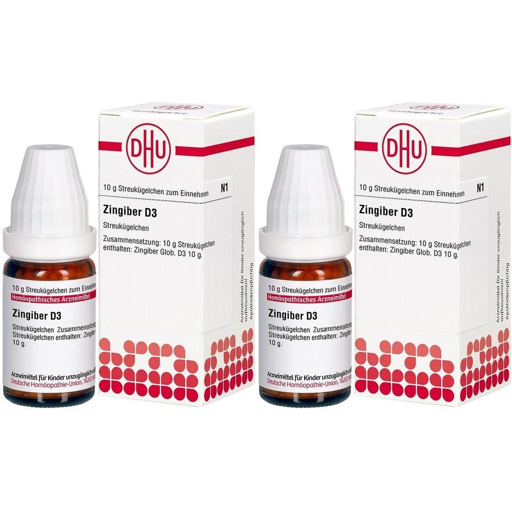 Zingiber D 3 Globuli 2x 2x10 g