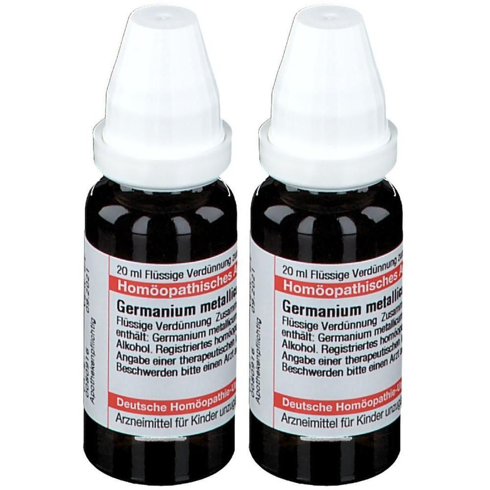 Germanium Metallicum D 6 Dilution 2x 2x20 ml