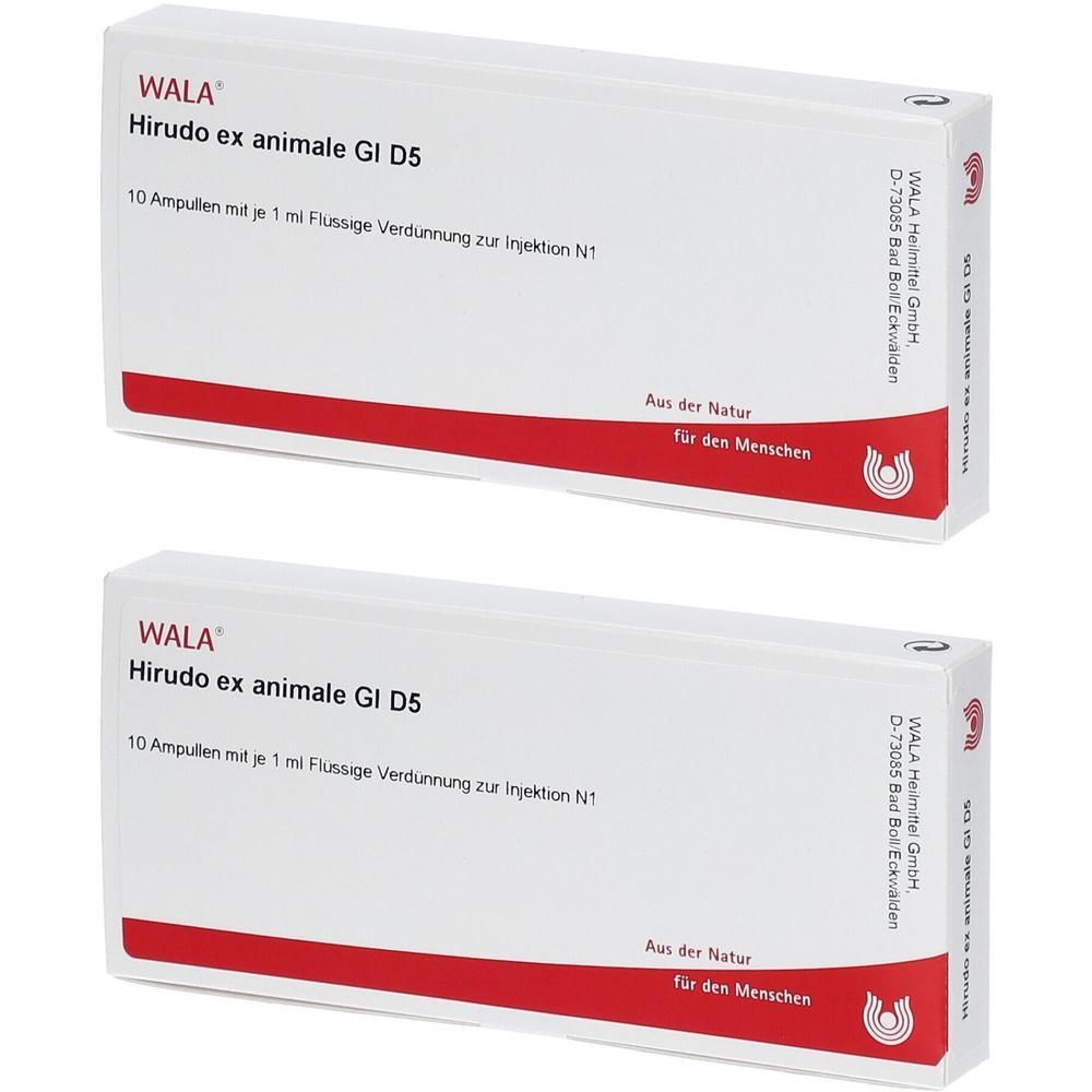 Hirudo EX animale GL D 5 Ampullen 2x 2x10x1 ml