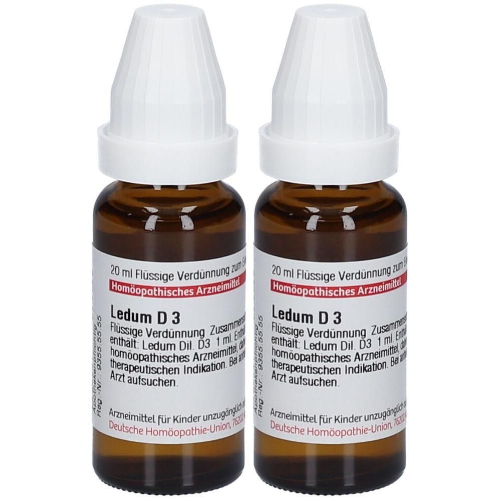 Ledum D 3 Dilution 2x 2x20 ml