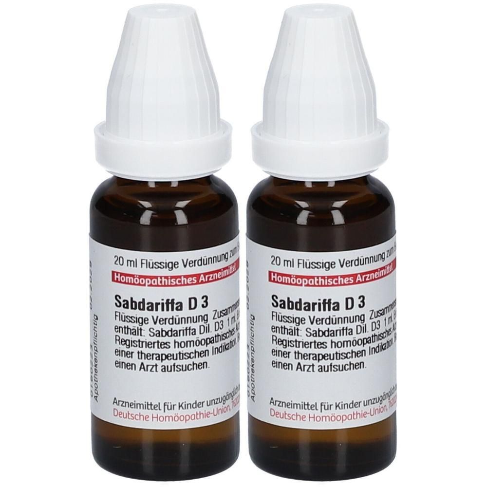 Sabdariffa D 3 Dilution 2x 2x20 ml