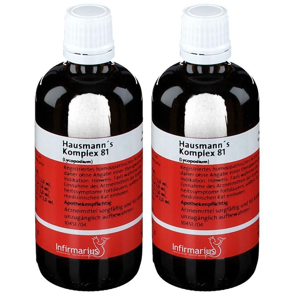 Hausmann Komplex 81 Lycopodium Tropfen 2x 2x100 ml