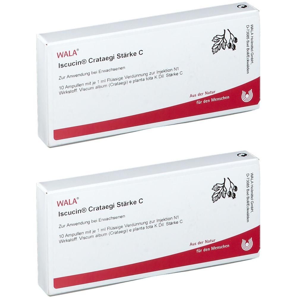 Iscucin crataegi Stärke C Ampullen 2x 2x10x1 ml