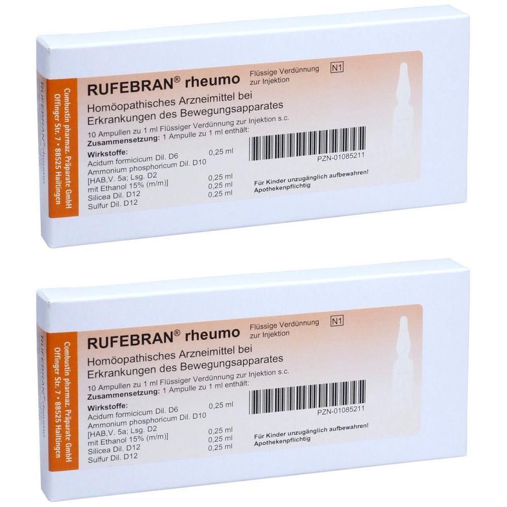 Rufebran rheumo Ampullen 2x 2x10 St