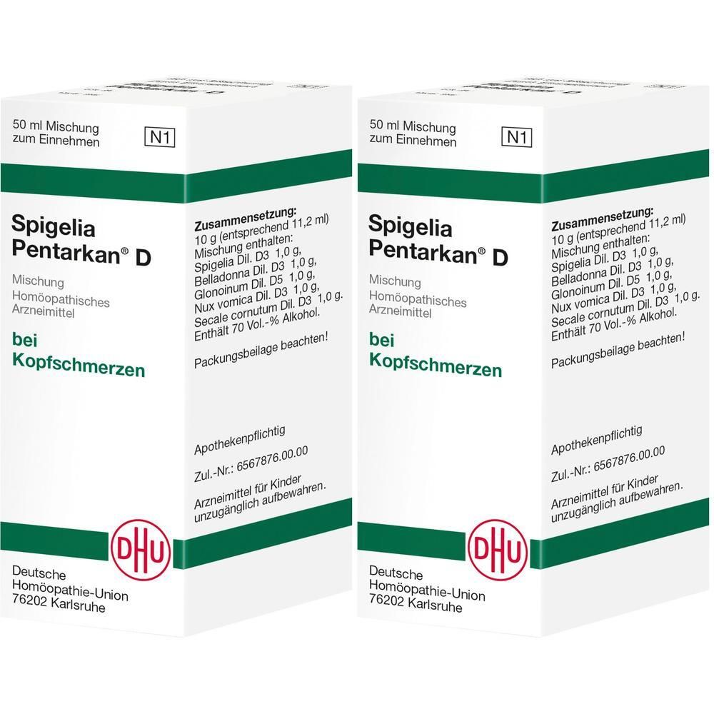 Spigelia Pentarkan D Mischung 2x 2x50 ml