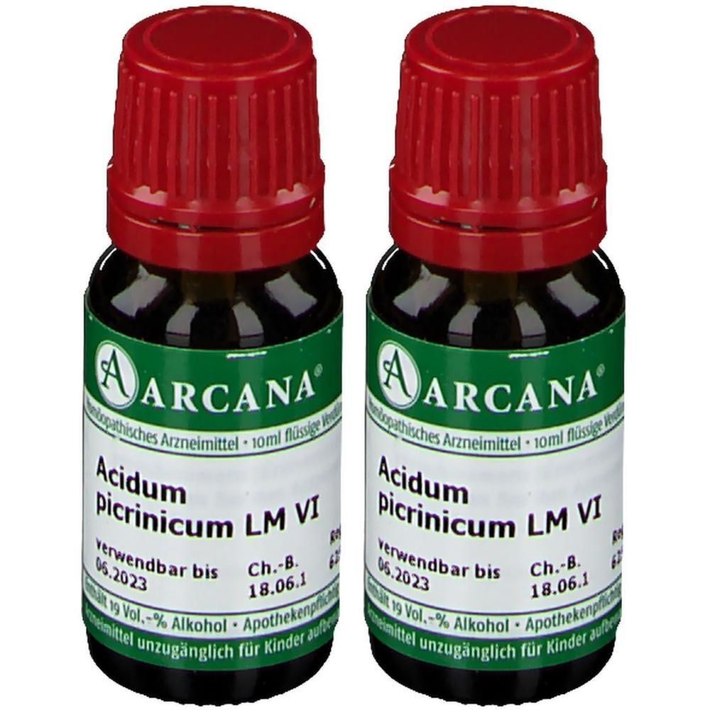Acidum Picrinicum LM 6 Dilution 2x 2x10 ml