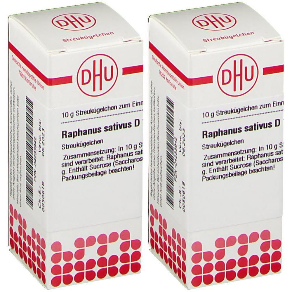 Raphanus Sativus D 12 Globuli 2x 2x10 g
