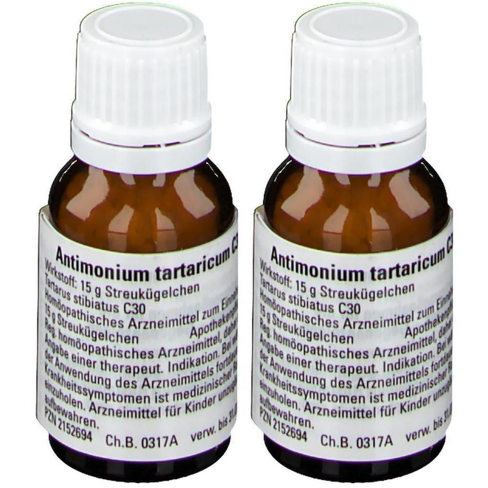 Antimonium Tartaricum C 30 Globuli 2x 2x15 g