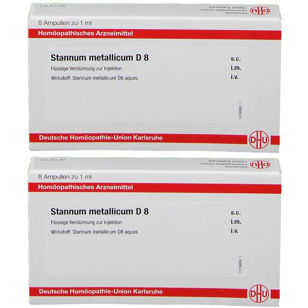 Stannum Metallicum D 8 Ampullen 2x 2x8x1 ml