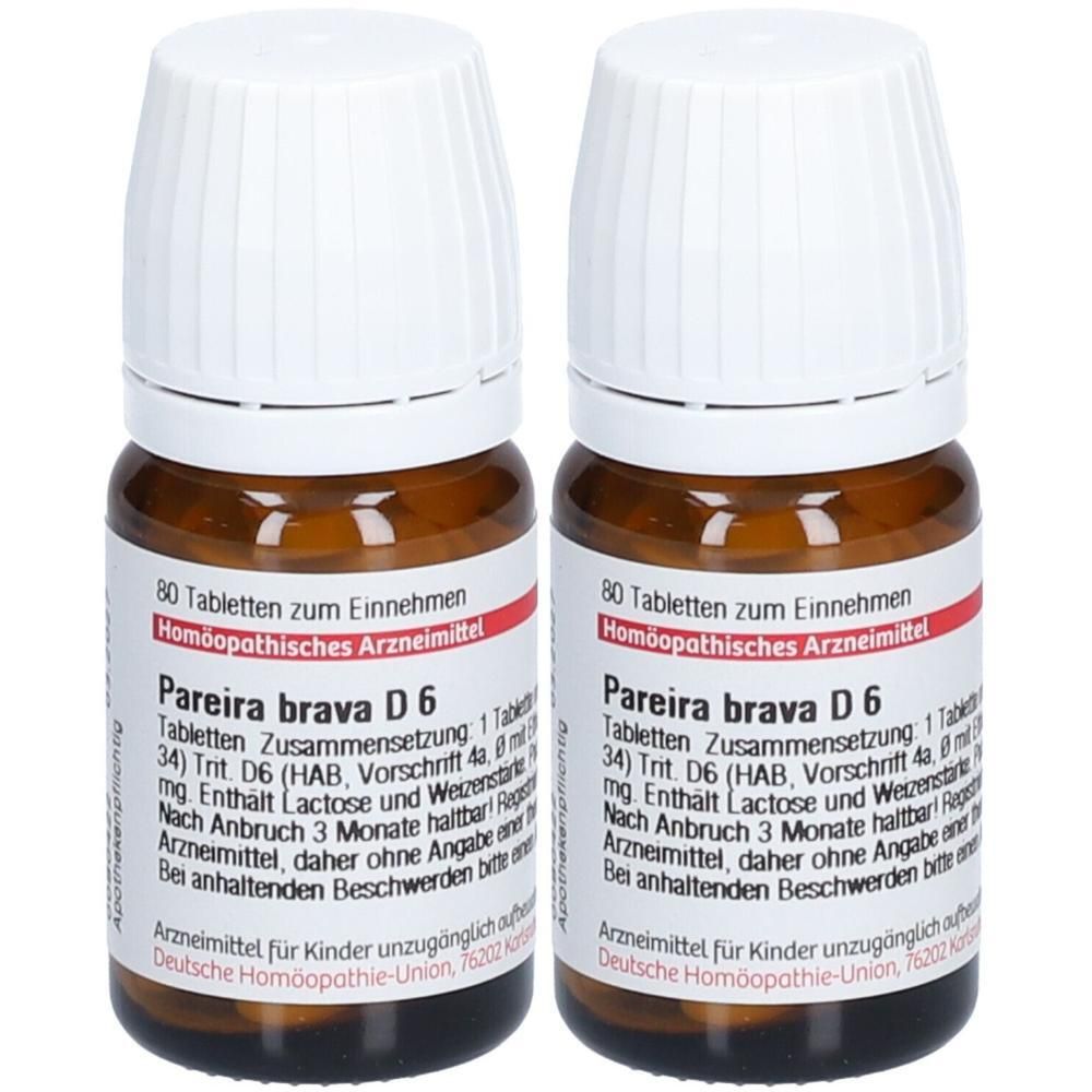 Pareira Brava D 6 Tabletten 2x 2x80 St