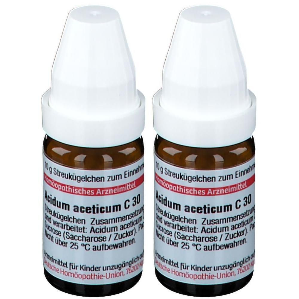 Acidum Aceticum C 30 Globuli 2x 2x10 g