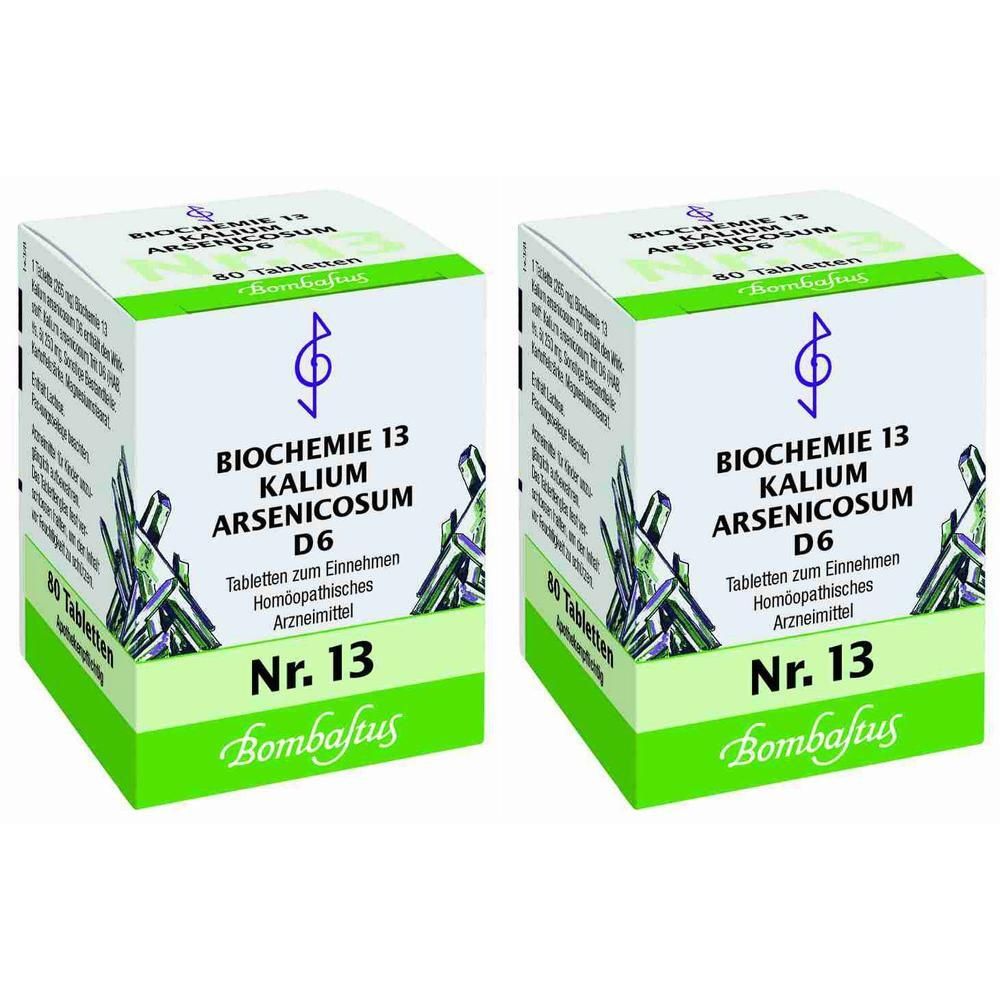 Biochemie 13 Kalium arsenicosum D 6 Tabletten 2x 2x80 St