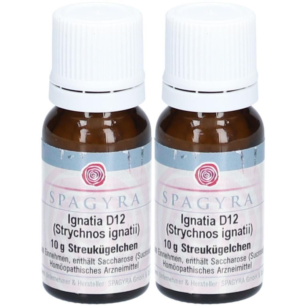 Ignatia D 12 Strychnos ignatii Globuli 2x 2x10 g