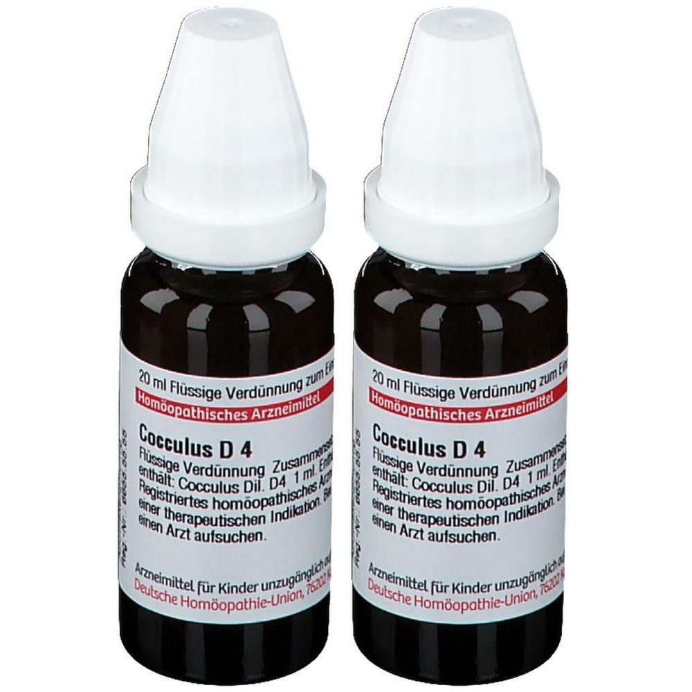 Cocculus D 4 Dilution 2x 2x20 ml