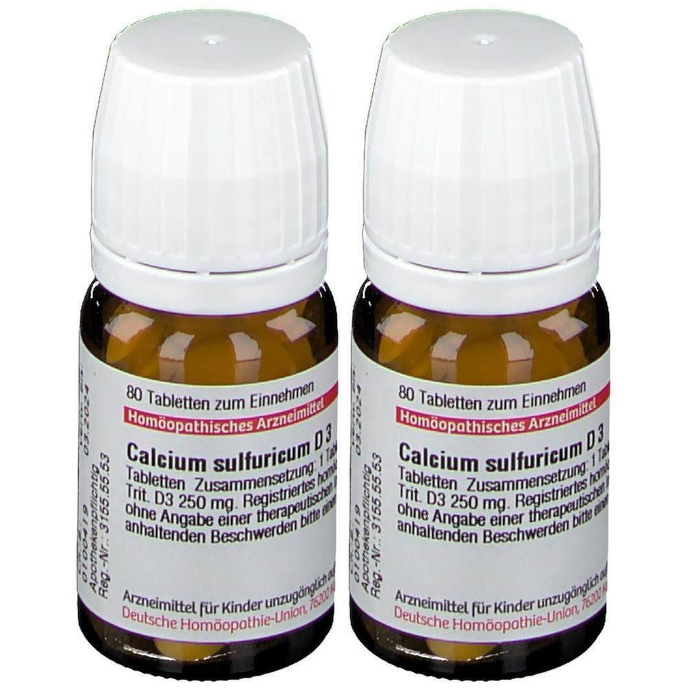Calcium Sulfuricum D 3 Tabletten 2x 2x80 St