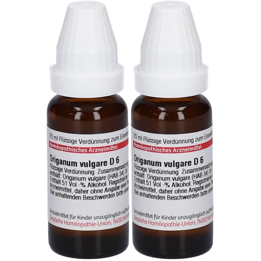 Origanum Vulgare D 6 Dilution 2x 2x20 ml
