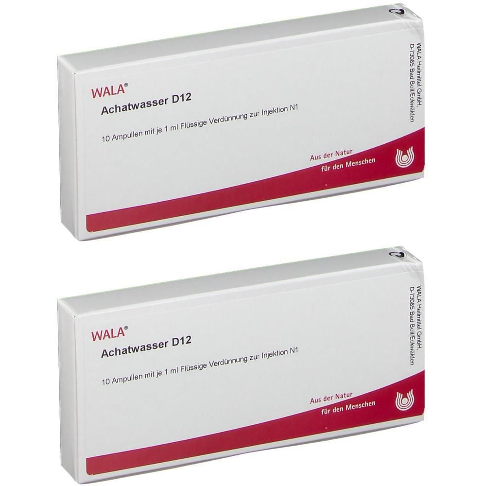 Achatwasser D 12 Ampullen 2x 2x10x1 ml