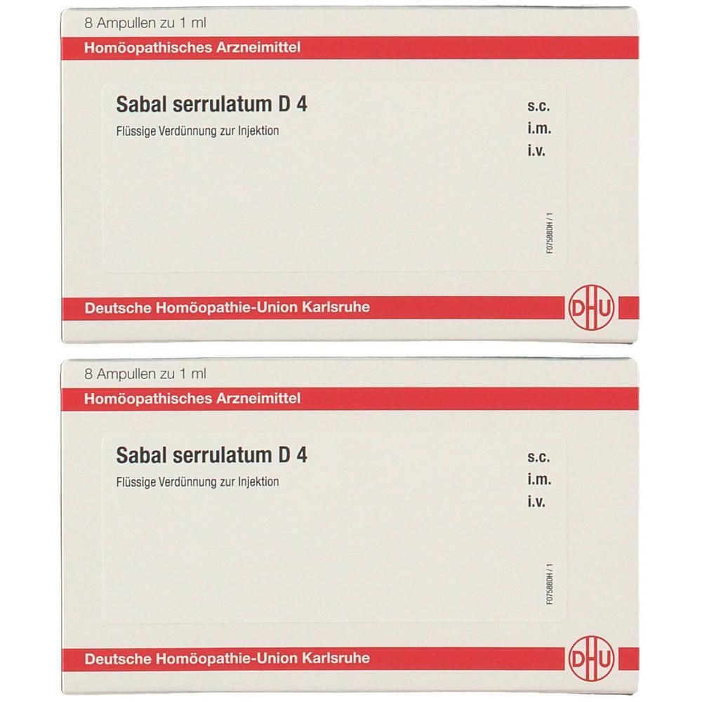 Sabal Serrulatum D 4 Ampullen 2x 2x8x1 ml