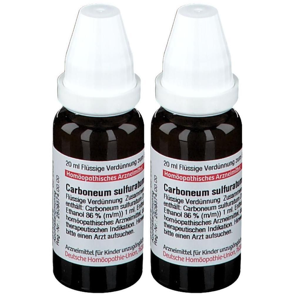 Carboneum Sulfuratum D 6 Dilution 2x 2x20 ml