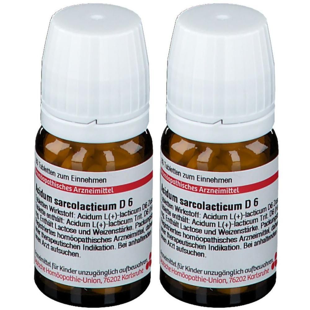 Acidum Sarcolacticum D 6 Tabletten 2x 2x80 St