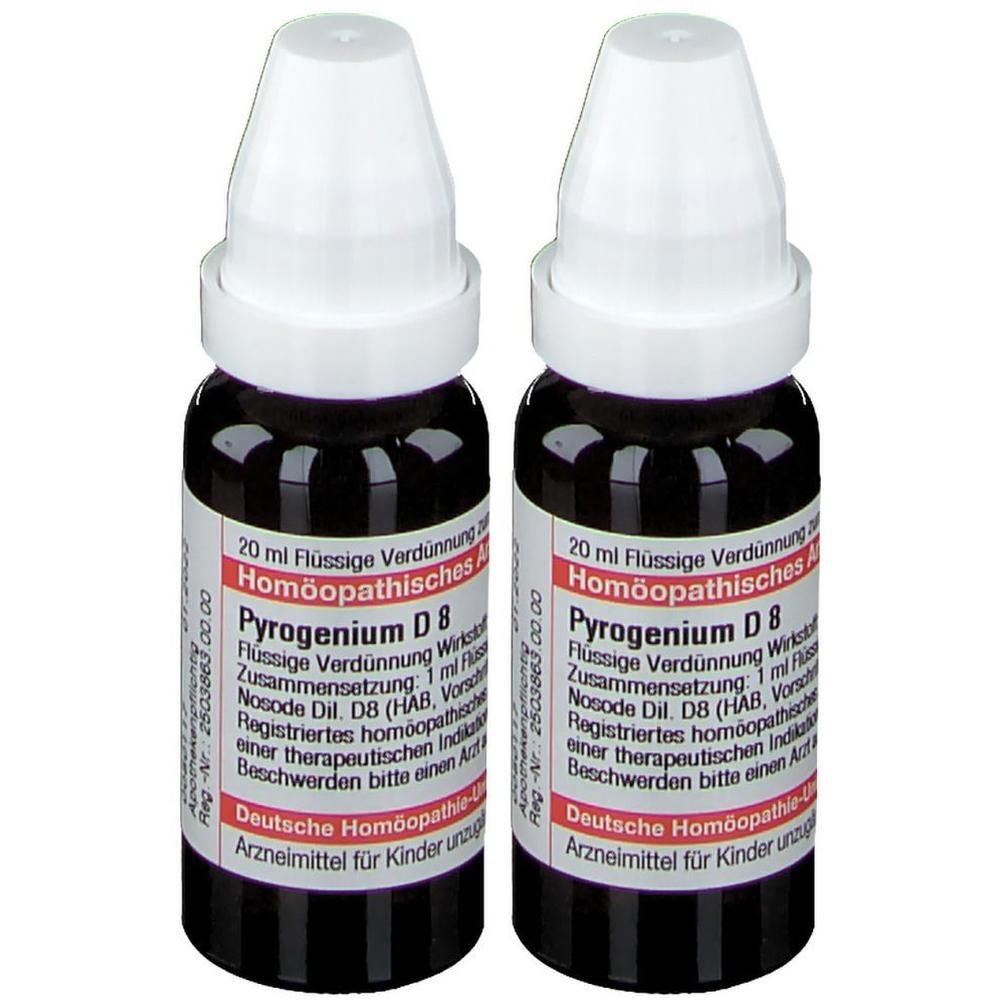 Pyrogenium D 8 Dilution 2x 2x20 ml