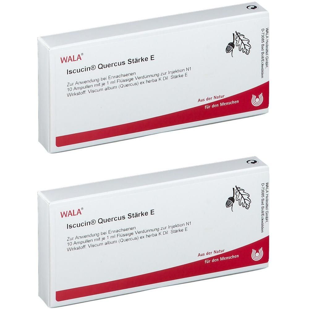 Iscucin quercus Stärke E Ampullen 2x 2x10x1 ml