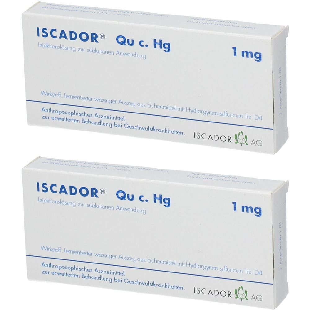 Iscador Qu c.Hg 1 mg Injektionslösung 2x 2x7x1 ml