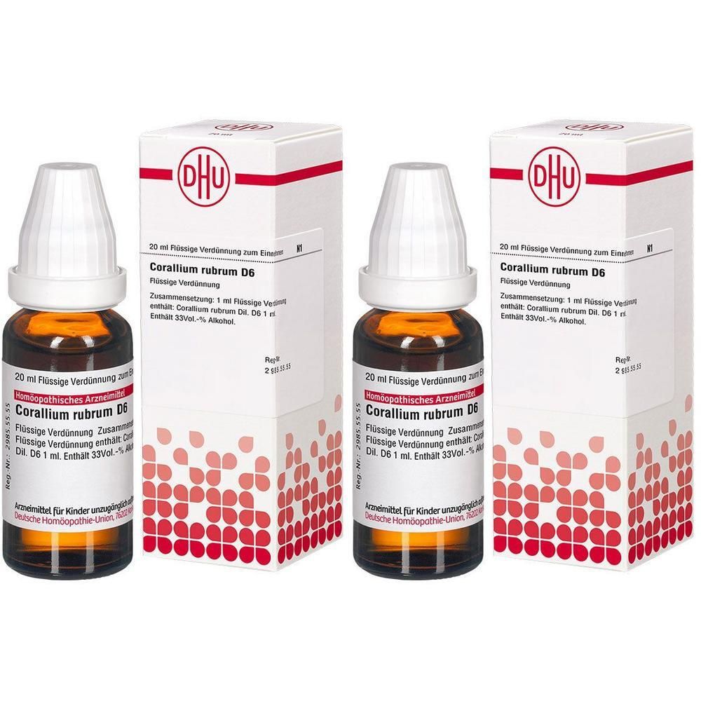 Corallium Rubrum D 6 Dilution 2x 2x20 ml