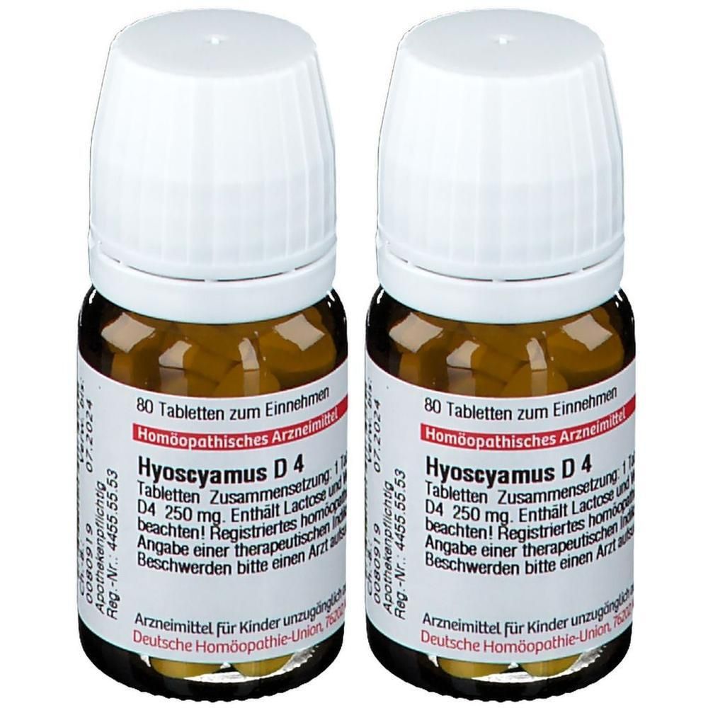 Hyoscyamus D 4 Tabletten 2x 2x80 St