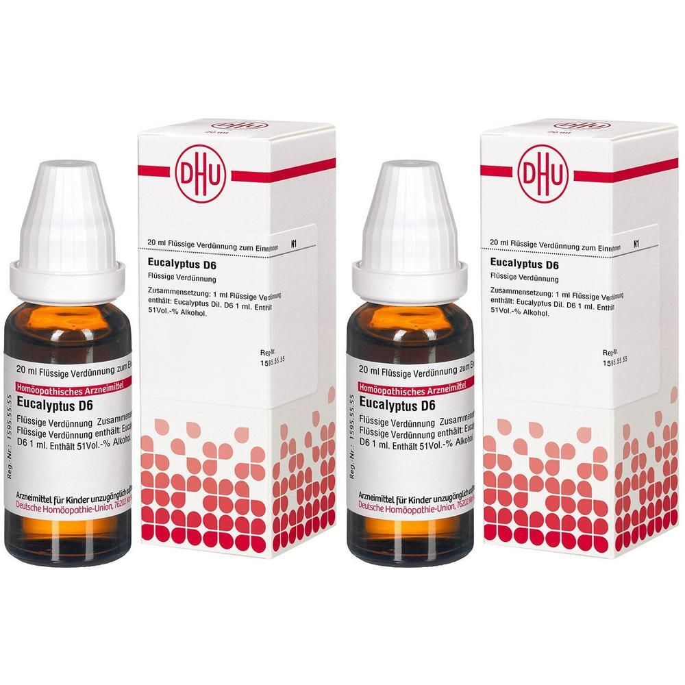 Eucalyptus D 6 Dilution 2x 2x20 ml