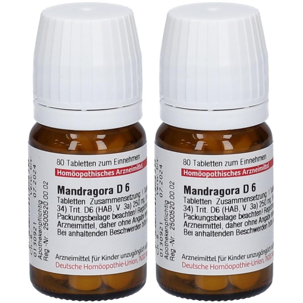 Mandragora D 6 Tabletten 2x 2x80 St