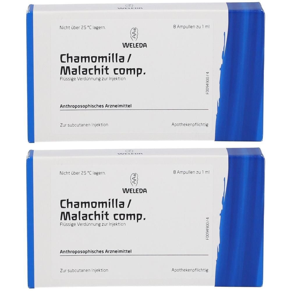 Chamomilla/Malachit comp.Ampullen 2x 2x8x1 ml Ampullen