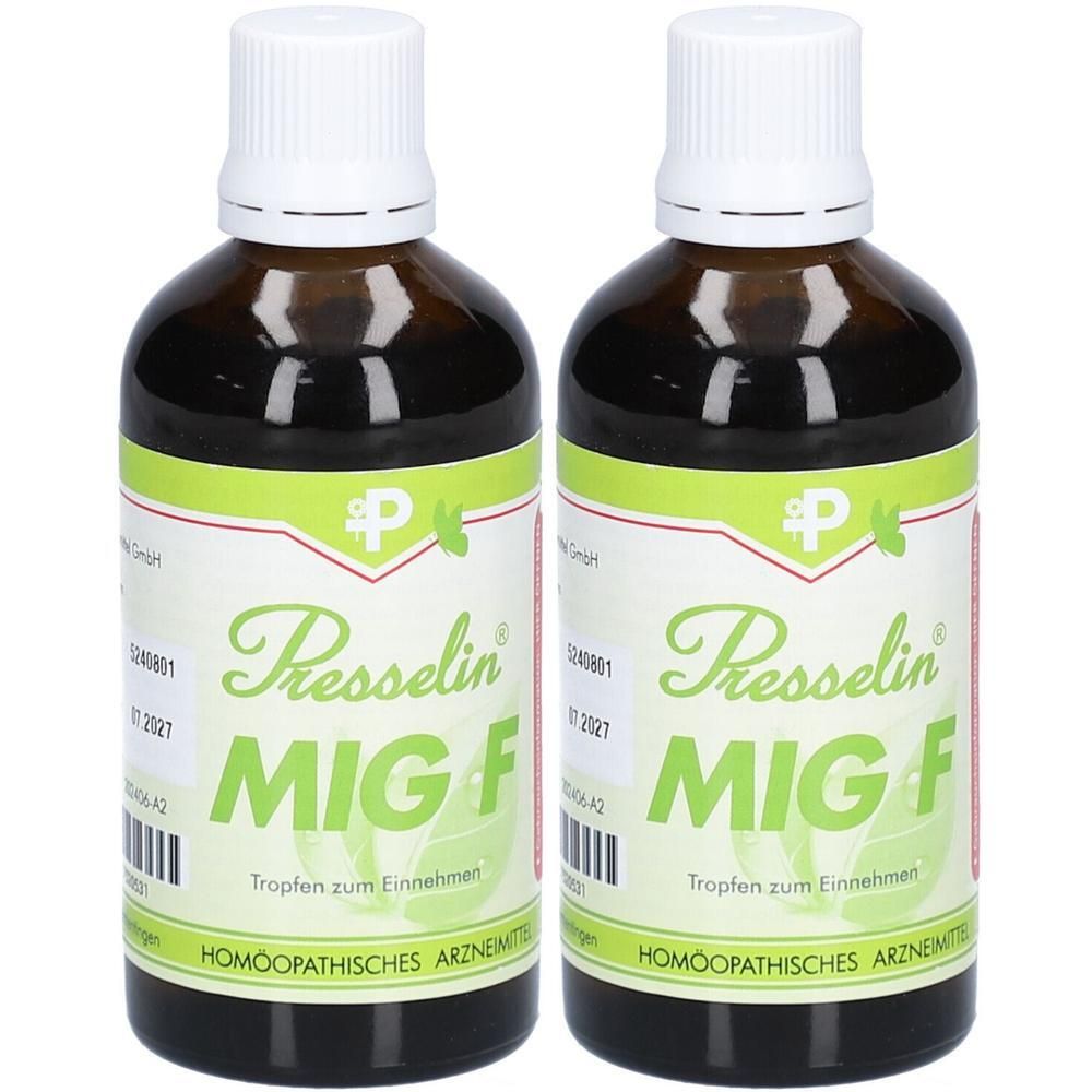 Presselin MIG F Tropfen zum Einnehmen 2x 2x100 ml