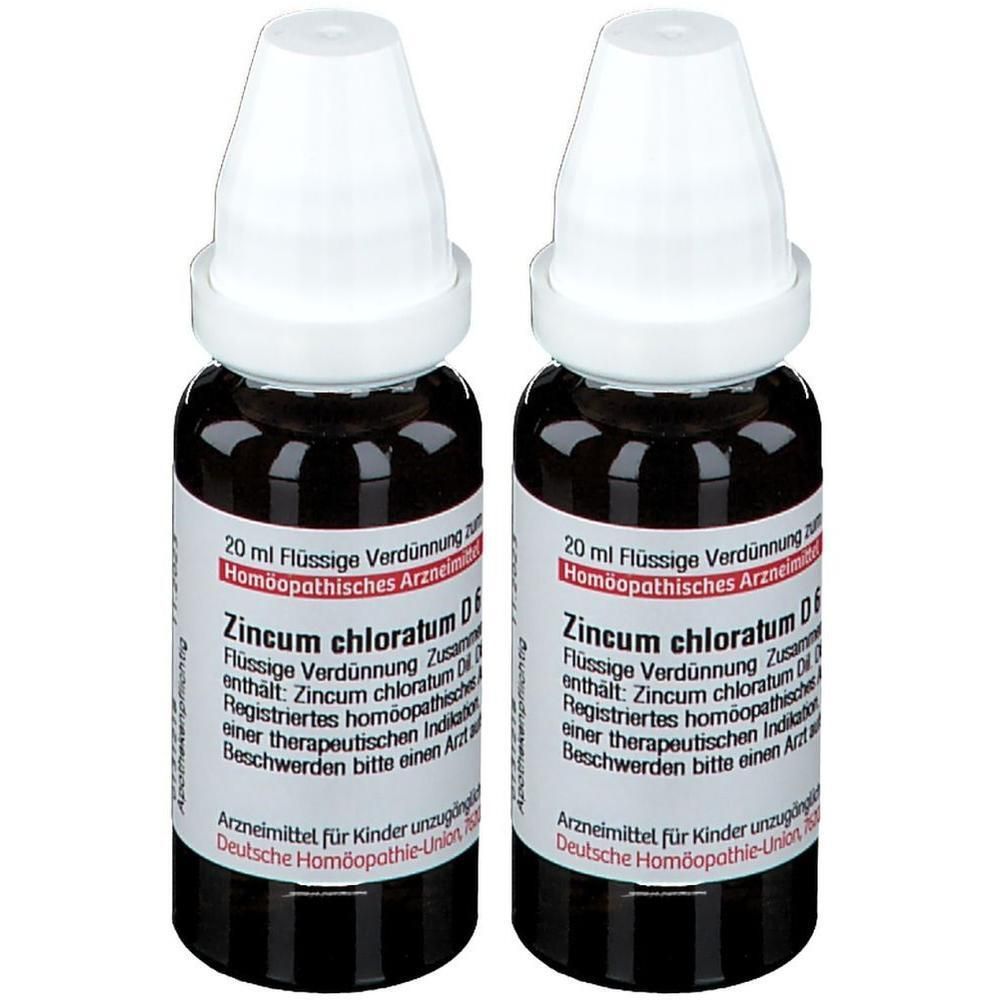 Zincum Chloratum D 6 Dilution 2x 2x20 ml