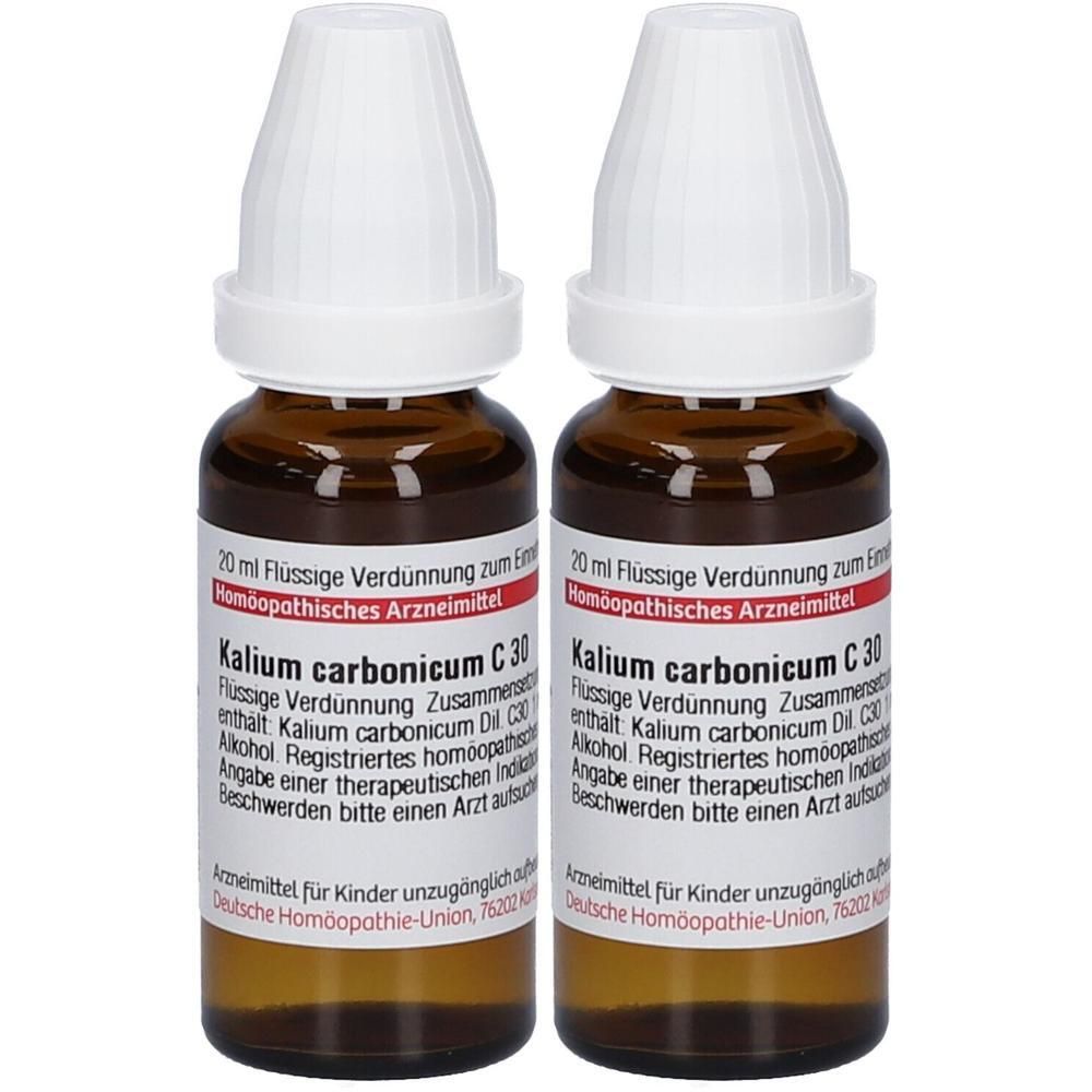 Kalium Carbonicum C 30 Dilution 2x 2x20 ml
