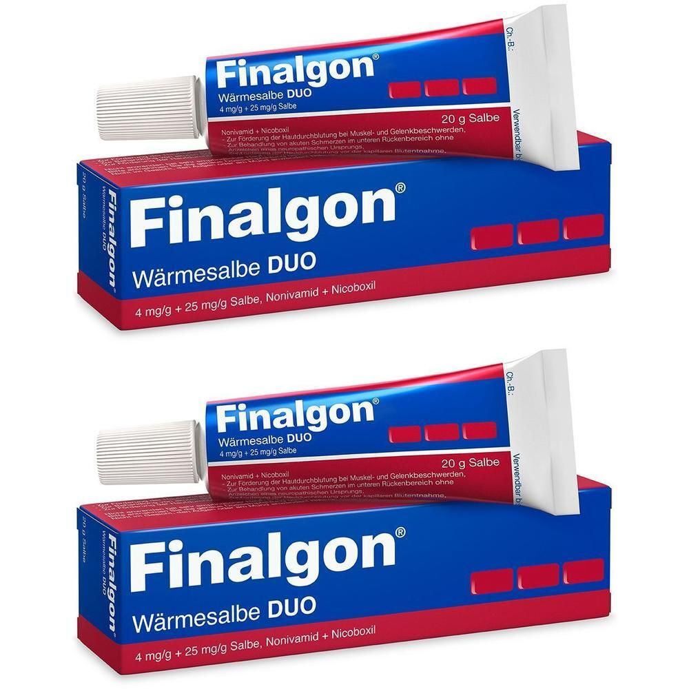 Finalgon Wärmesalbe DUO 4 mg/g + 25 2x 2x20 g Salbe
