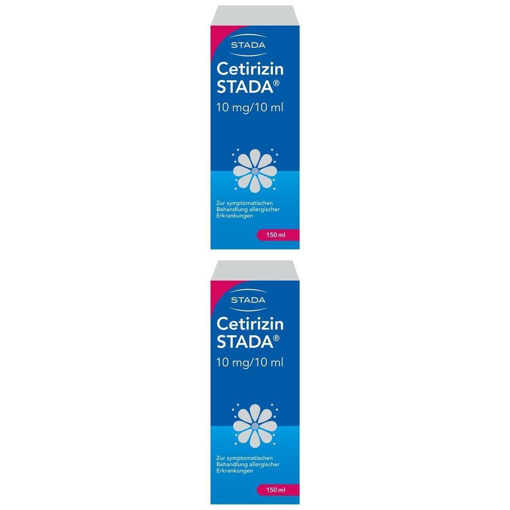 Cetirizin Stada Saft 10 mg/10 ml 2x 2x150 Lösung zum Einnehmen