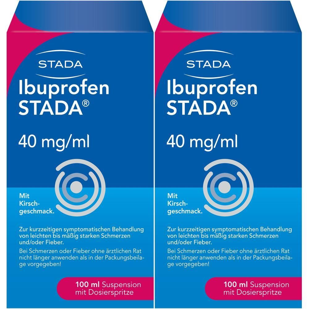 Ibuprofen Stada 40 mg/ml Suspension zum Einnehmen 2x 2x100 ml