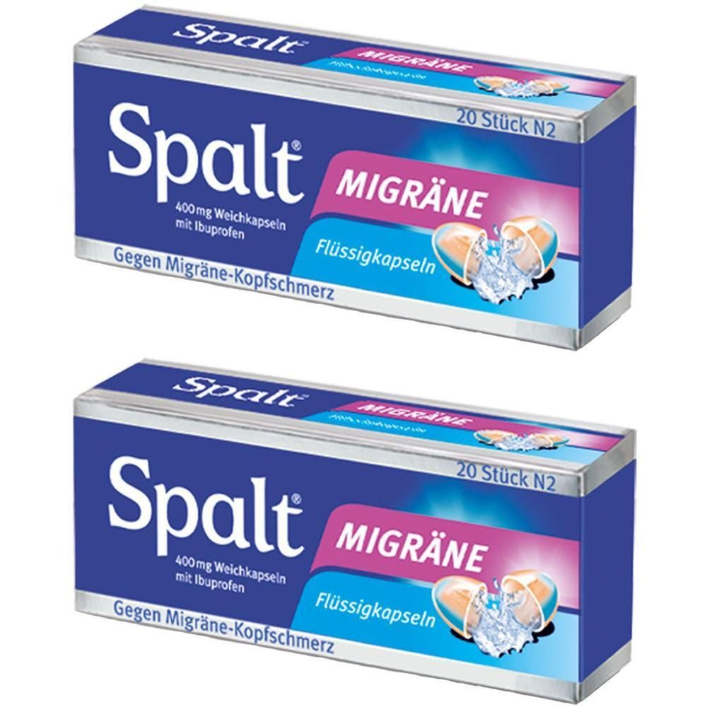 Spalt Migräne Weichkapseln 2x 2x20 St