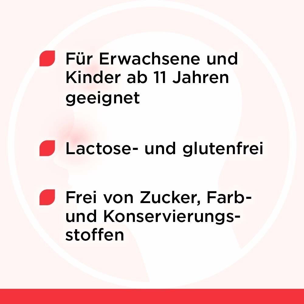 Doregrippin Tabletten: Für Erwachsene und Kinder ab 11, lactose- und glutenfrei, ohne Zucker.