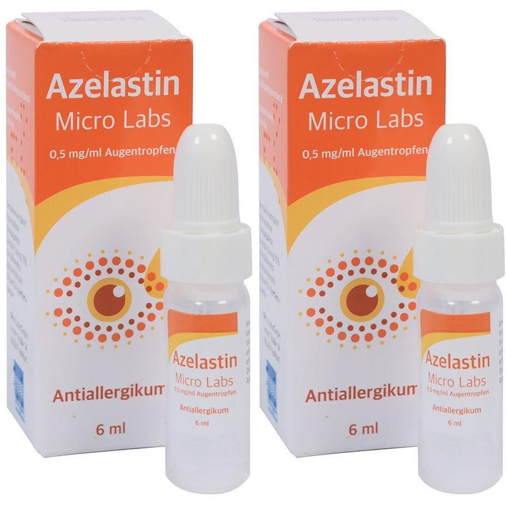 Azelastin Micro Labs 0,5 mg/ml Augentropfen 2x 2x6 ml