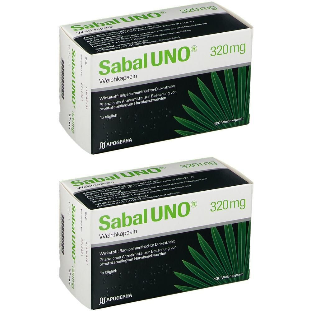 Sabaluno 320 mg Weichkapseln 2x 2x120 St Kapseln